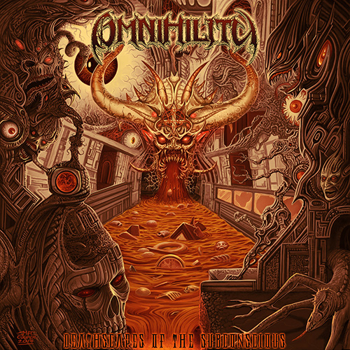 Omnihility - Deathscapes Of The Subconscious recenzja okładka review cover