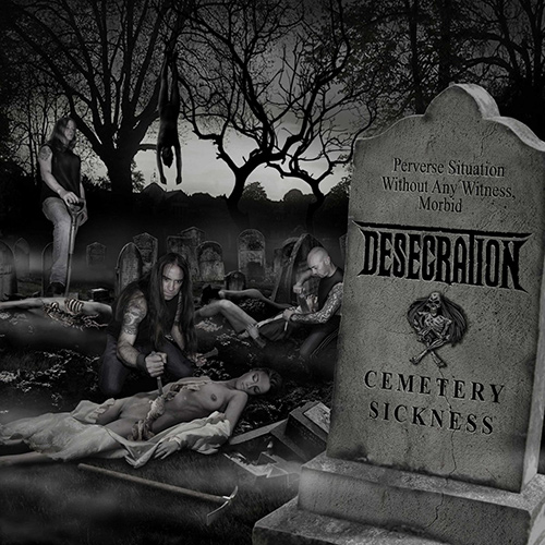 Desecration - Cemetery Sickness recenzja okładka review cover